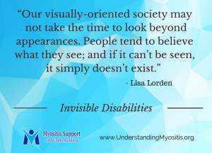Invisible disability
